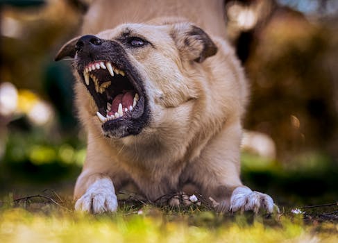 dog park safety angry dog